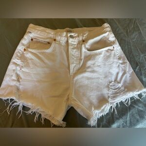 Citizens Of Humanity White Distressed Women Shorts-Annabelle Long - size 27-